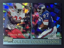 1993 Pro Set #CC5 Garrison Hearst / Rodney Hampton College Connections