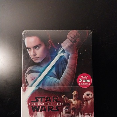 Star Wars VIII-Gli Ultimi Jedi (Steelbook)(3d+Br+Disco Bonus) - OVP aus Sammlung