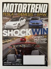 TESLA MODEL 3 * BMW 330i * GENESIS G70 August 2019 MOTOR TREND MAGAZINE Mustang
