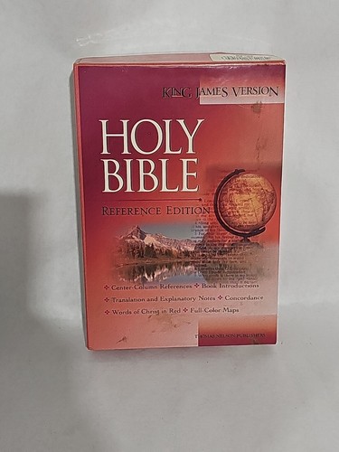 Bible King James Version Reference Edition Thomas Nelson Publishers - Picture 2 of 13