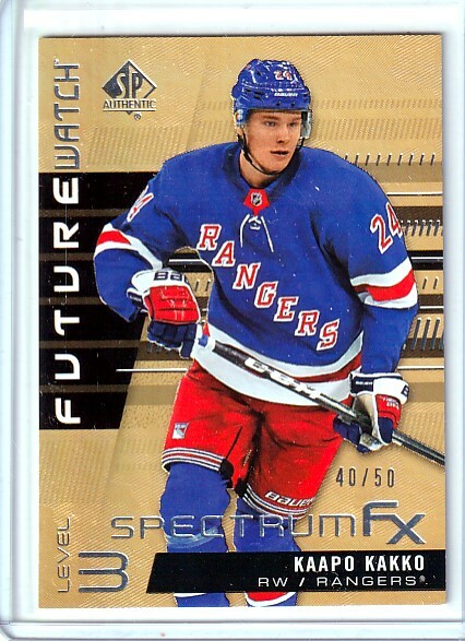  2019-20 SP Authentic Spectrum FX Gold #S99 Kaapo Kakko RC 40/50 - READ
