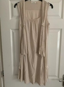 beige summer dress