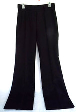 Vtg Emanuel Ungaro Wide Legged Casual Black Shimmery Pants/slacks In Size 6/40