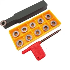 SRDPN1616H12-Tool Holder 10PCS/RPMT1204 MOE-Indexable Milling Inserts T15-Wrench