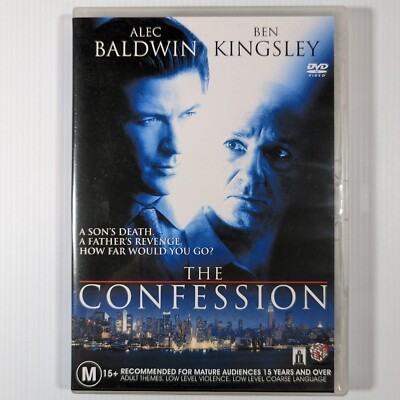 The Confession (DVD, 1999) Ben Kingsley Alec Baldwin Drama Region