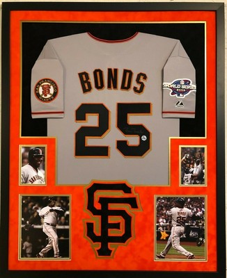 barry bonds autographed jersey