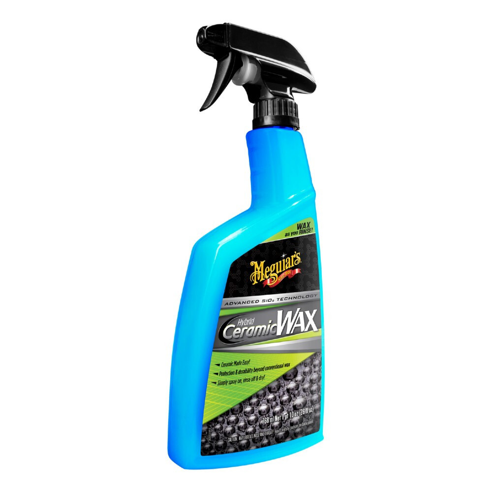 Cire hybride ceramique Meguiars effet hydrophobe brillance miroir