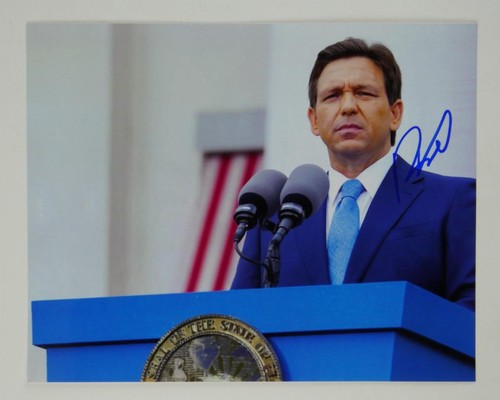 Ron DeSantis Signed 8x10 Photo Autographed Governor 2024 Presidential Candidate
