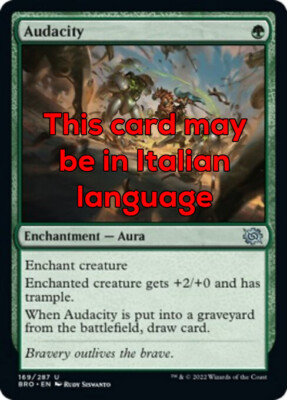 MTG AUDACITY FOIL EXC - AUDACIA 169 - BRO - MAGIC