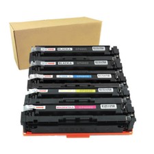 5PK CF400X Toner Set for HP 201X Color LaserJet Pro MFP M277dw M277 M252dw M252