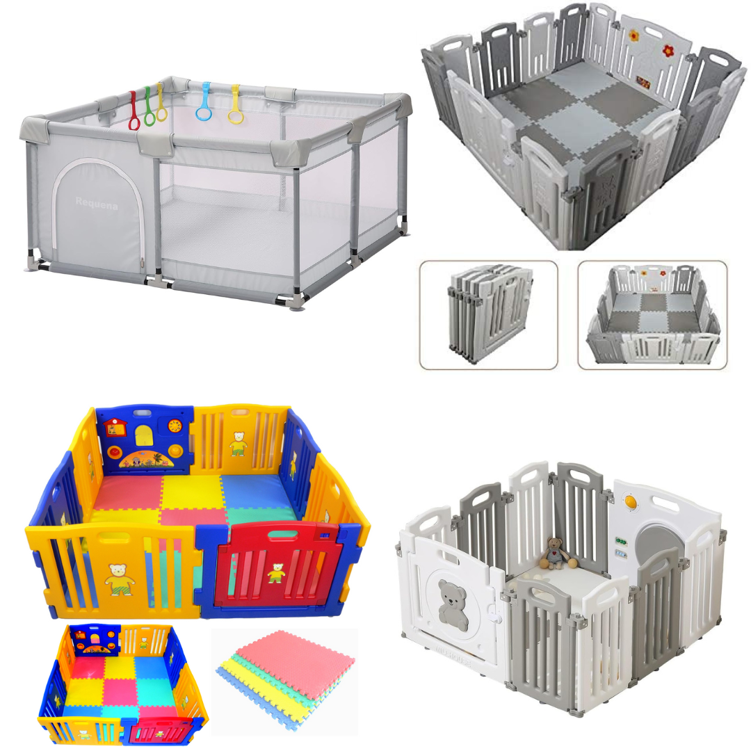 Play Pen Plastic Baby Gate Pen USED Baby Playpen Plastic Play Pen