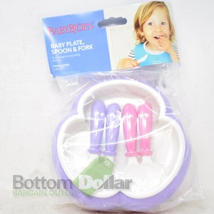 babybjorn baby plate spoon and fork