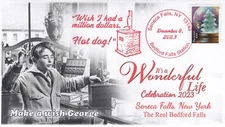 23-257, 2023, It’s a Wonderful Life Celebration, Event Cover, Pictorial Postmark