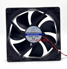 1PCS RF24S12025H DC24V 0.35A 12CM 2-Wire Axial Cooling Fan