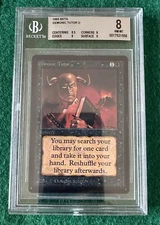 Demonic Tutor - BETA - MTG - BGS 8. NM-MT. Quad++. GEM. More MTG In My Store.