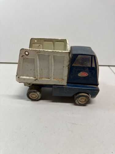 vtg blue and white tonka truck toy - Picture 1 of 4