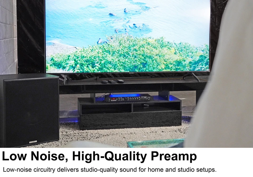 Rockville PPA53 Preamp Pro 1U Pre-Amplifier w/Bluetooth/USB/Computer Interface - Image 2 of 4