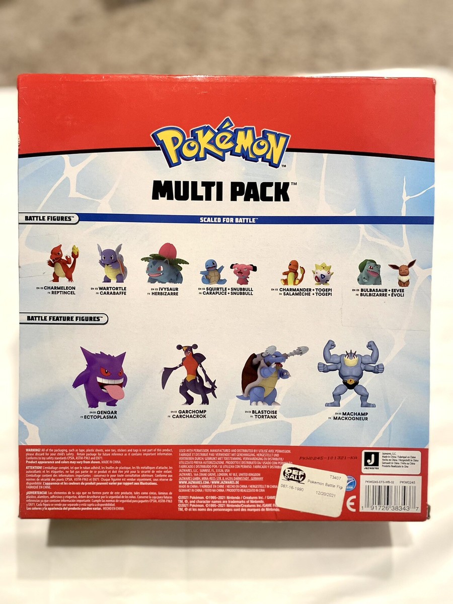 Wicked Cool Toys Pokemon Battle Figures - Pack of 10