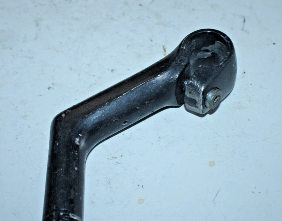 Vástago de pluma de MTB negro vintage de 22,2 mm 100 mm elevación 29 ° 25,4 mm híbrido MTB remitente de EE. UU. Foto 2 de 4