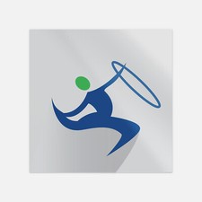 Gymnastics Sport Silhouette Stylish Vinyl Sticker Decal