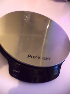 Balance De Cuisine Numérique Pro Breeze - Acier Inox, Précision 1g, 5kg Max - Fonction Tare, écran LCD