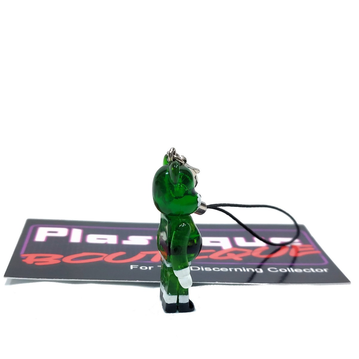 MEDICOM TOY - MEDICOM TOY メディコムトイ BE@RBRICK Merry Green Christmas GREEN SANTA 400% &#39;08 メリーグリーンクリスマス グリーンサンタ ベアブリック フィギュア クリアグリーン Isetan x Medicom Toy 