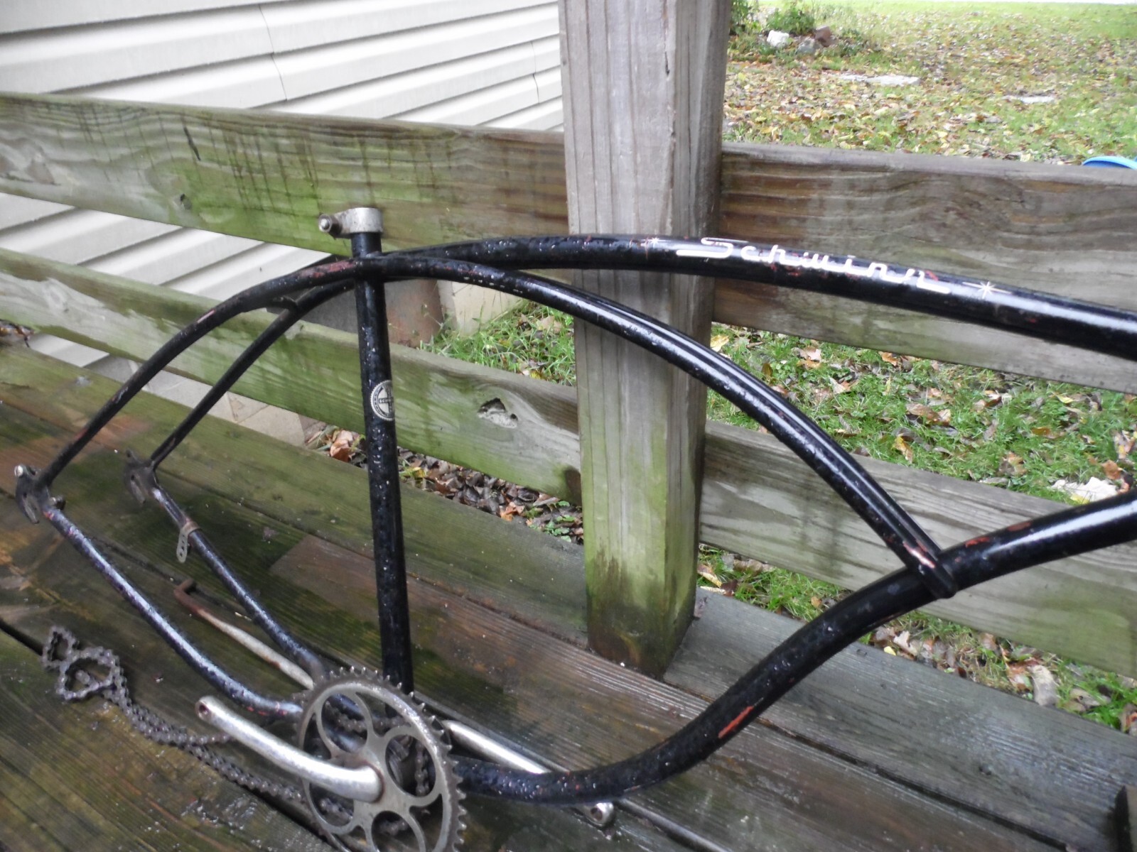 vintage bicycle frame schwinn s/7 26 in no fork or crank eBay