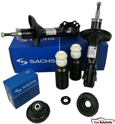 2x SACHS Stoßdämpfer + Domlager vorne Seat Cordoba Ibiza II VW Golf II Jetta II
