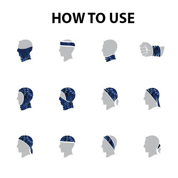 Washable Fabric Face Cover Neck Gaiter Lion Face Design Print EU Made - Image 4 of 4