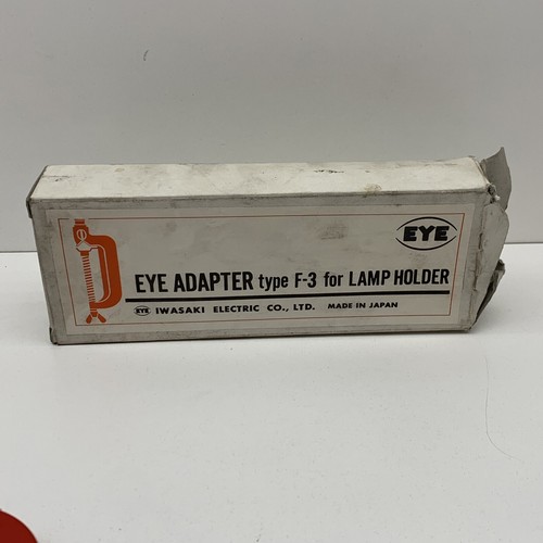 Adaptador vintage EYE Iwasaki tipo F-3 para soporte de lámpara, hecho en Japón - Imagen 11 de 11