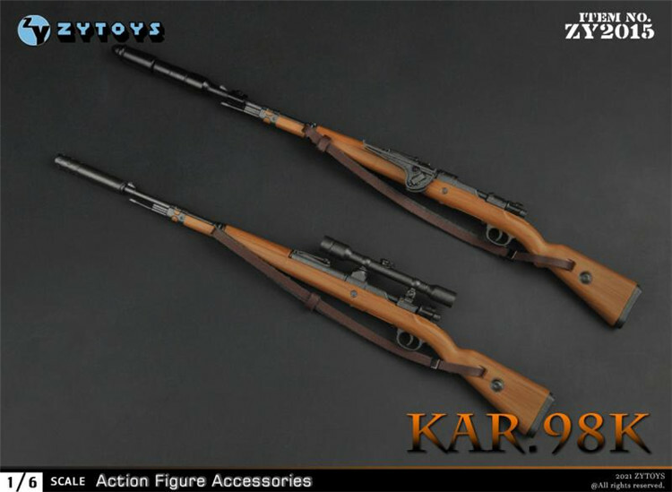 1:6 GUN WW2 GERMANY KAR.98K sniper rifle ZYTOYS ZY2015 1/6 | eBay