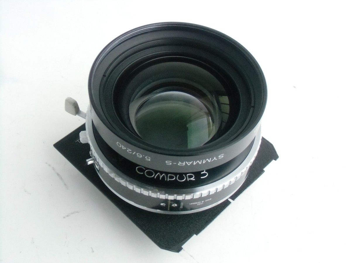 SYMMAR -S 240mm /f5.6 MC lens, Compur 3 shutter, Technika Panel 
