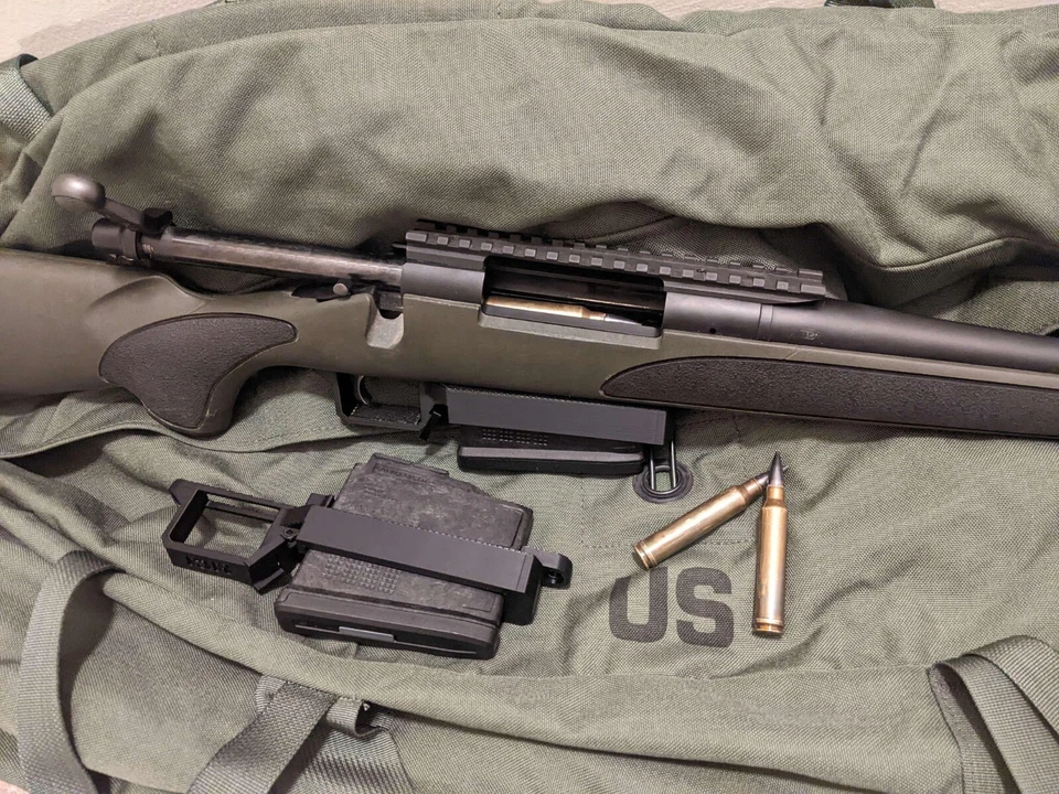 Remington 700 弹匣套件 - AICS 转换 - 银色 - 长动作 - DROP IN — 第 2/4 张图片