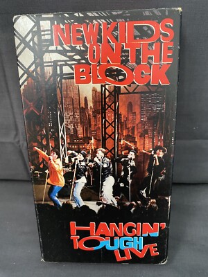 New Kids on the Block Hangin Tough Live VHS 1989 CBS Records Music Video Concert