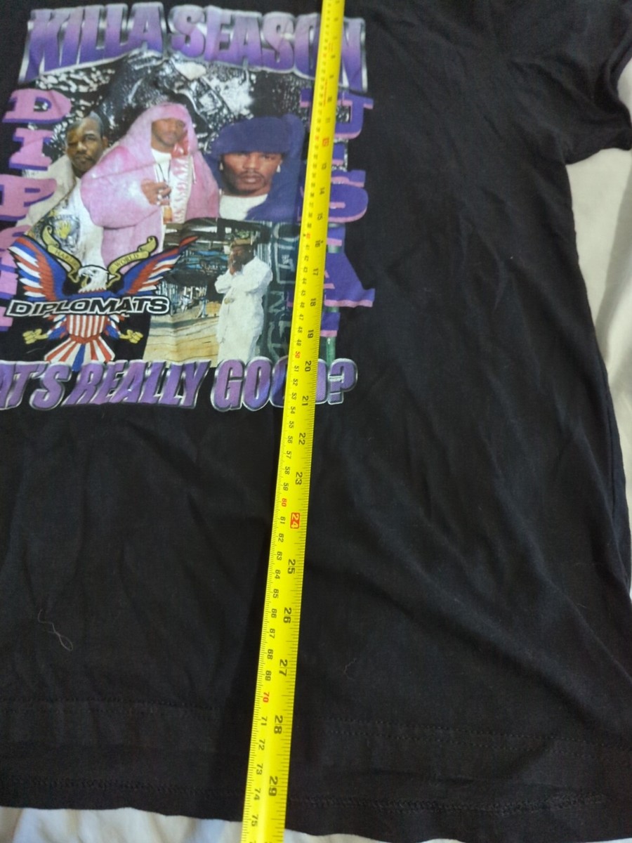 Official Dipset Diplomats Camron Killa season Black Rap T Shirt