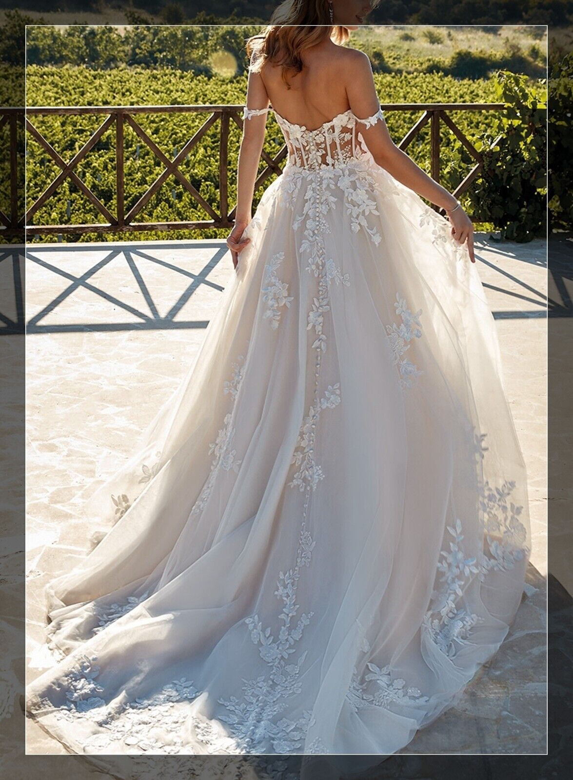 Leaves Lace Wedding Dress Bridal Gown Custom made 4-16 Plus Large Blush ...