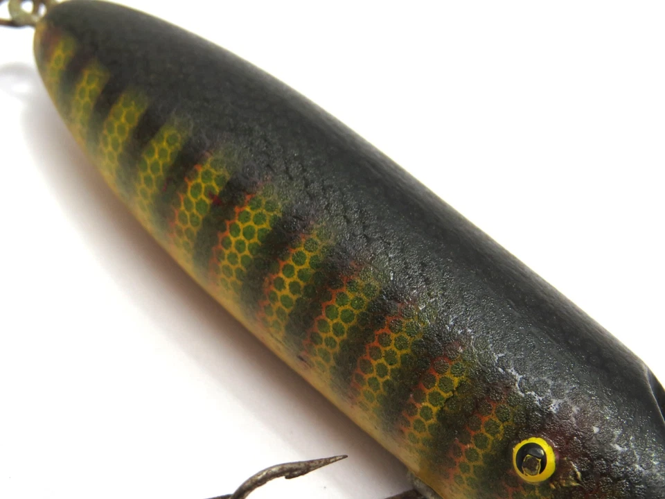 Винтажная деревянная рыболовная приманка Abbey & Imbrie/HICO Go Getter воблер - Изображение 4 из 4