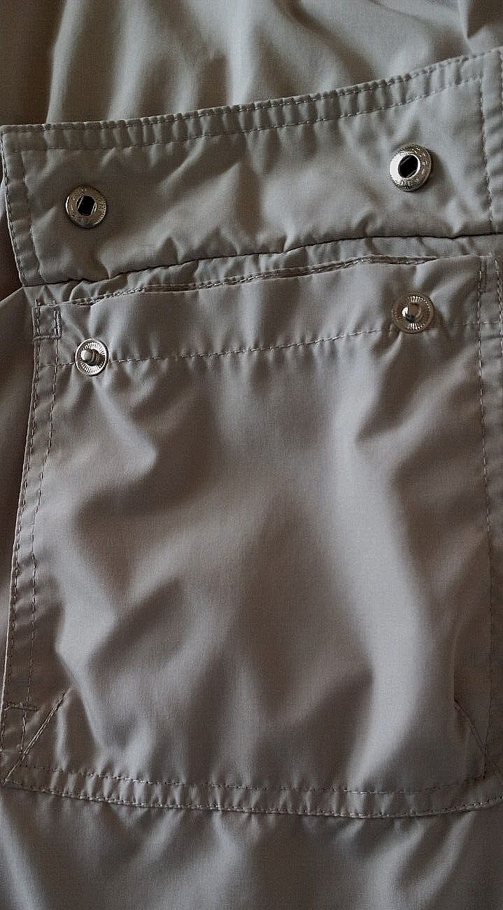 Cherokee 100% polyester solid beige jacket Size 18 - image 6