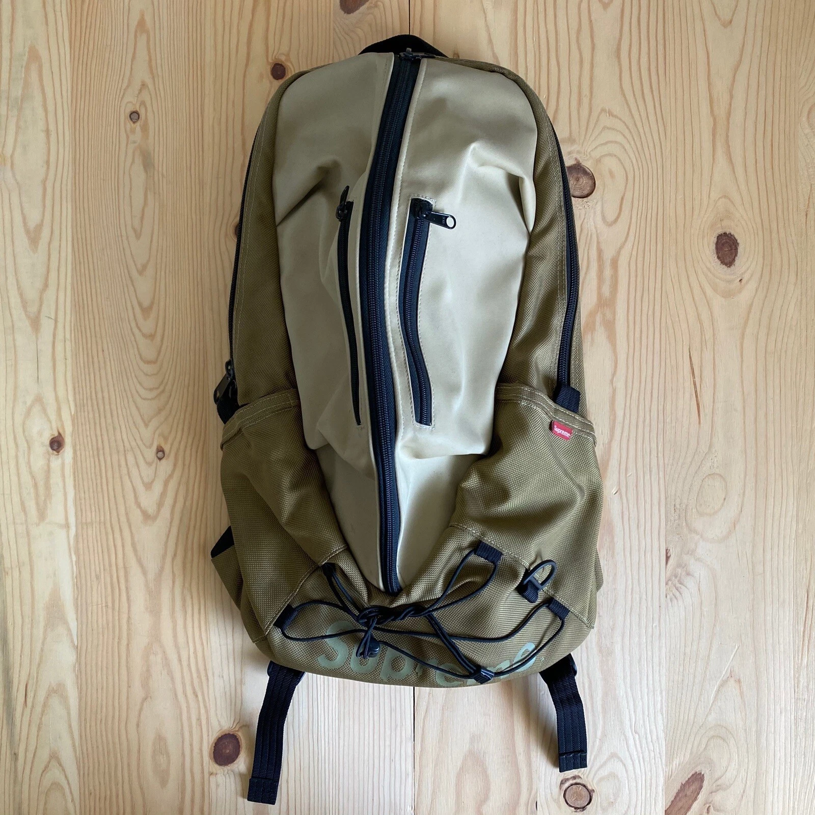 SAC À DOS VINTAGE 1998 SUPREME 7ème SAC MARRON BOITE LOGO CORDURA SUPER RARE DUFFLE