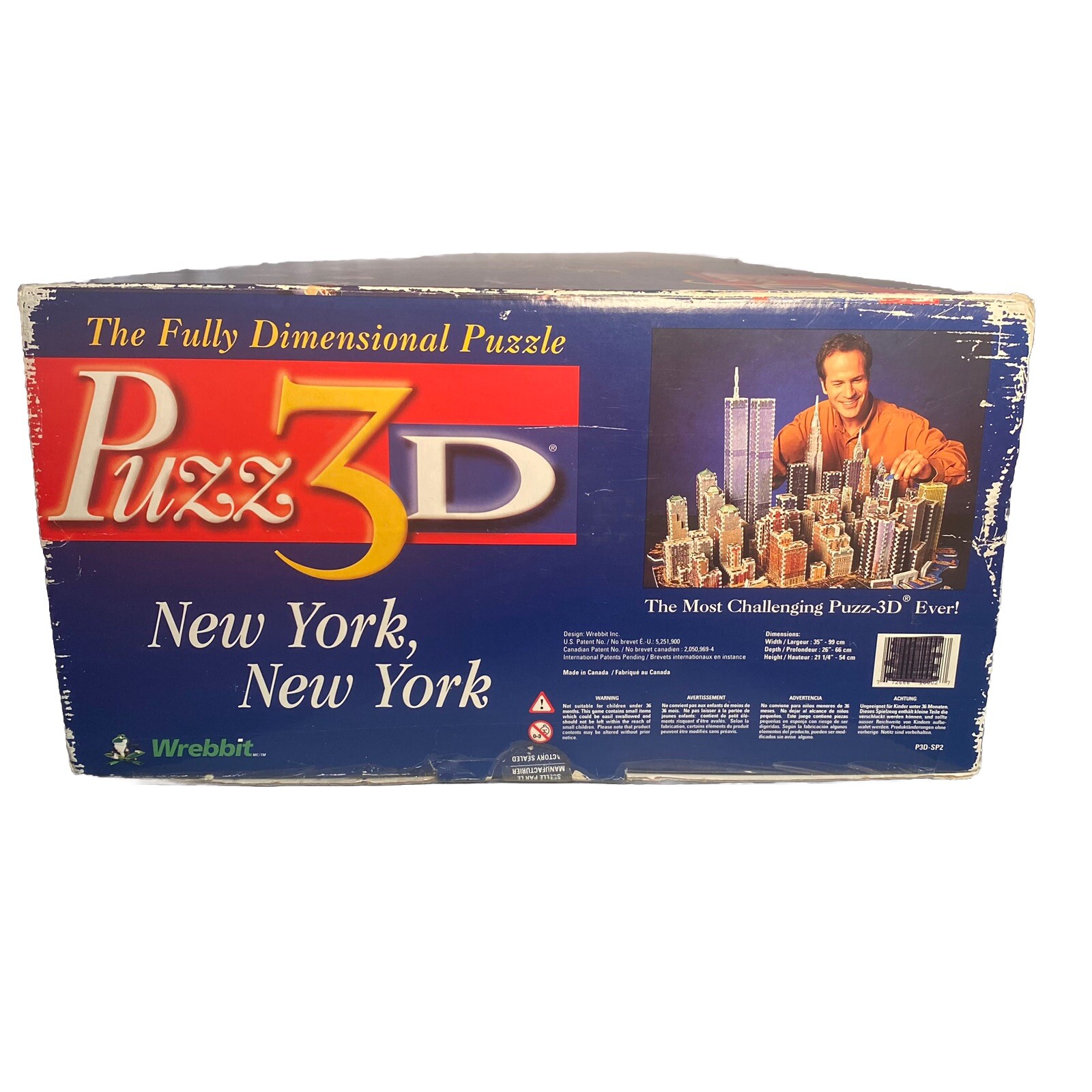 Puzzle 3D PUZZ3D Nueva York 3141 piezas Torres Gemelas Nueva York