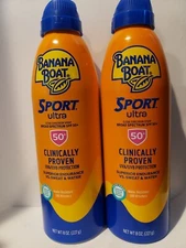 Banana Boat Sport Ultra Sunscreen SPF50+ ( 2 pack) "Proteccion Solar UVA/UVB" 