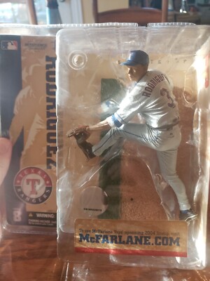ALEX RODRIGUEZ JERSEY GREY VARIANT MCFARLANE FIGURE SERIES 8 NIB RANGERS