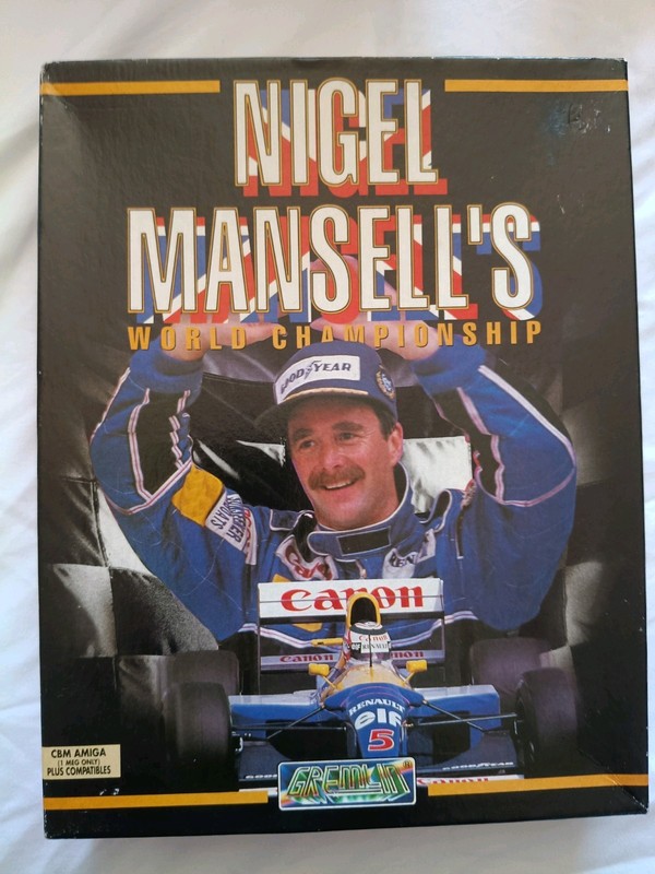 Commodore Amiga - Nigel Mansell's World Championship Big Box Game - Tested