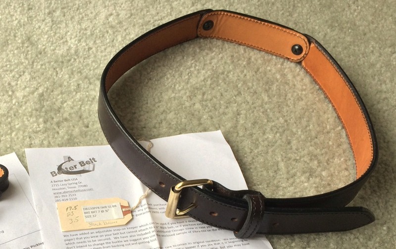 "A Better Belt USA" Auto Contouring Gun Belt , Size 37 inch