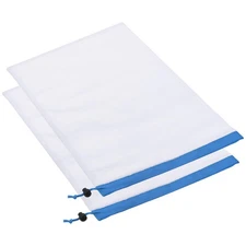 9Pcs Reusable Mesh Produce Bags, Multipurpose Grocery Bags- Blue