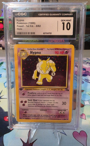 Hypno (1st Edition) graded CGC 10 for sale on eBay