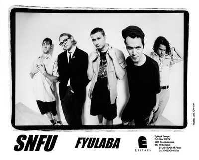 SNFU - Promo Photo 1997 - Fyulaba - Something Green And Leafy This Way Comes