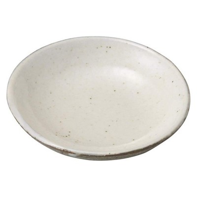 Marui Seito Shigaraki Ware Hechimon Plate, 9cm, Powdered Finish, MR-3-3434