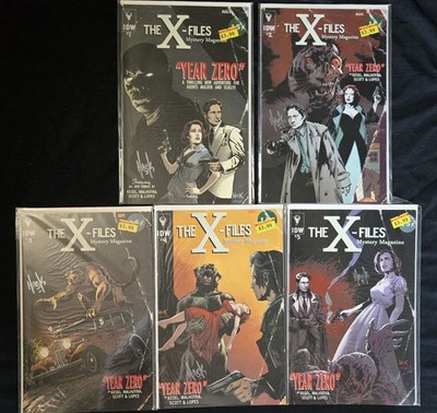 The X-Files Year Zero #1-5 COVER VARIANTS * 2014 IDW Publishing 