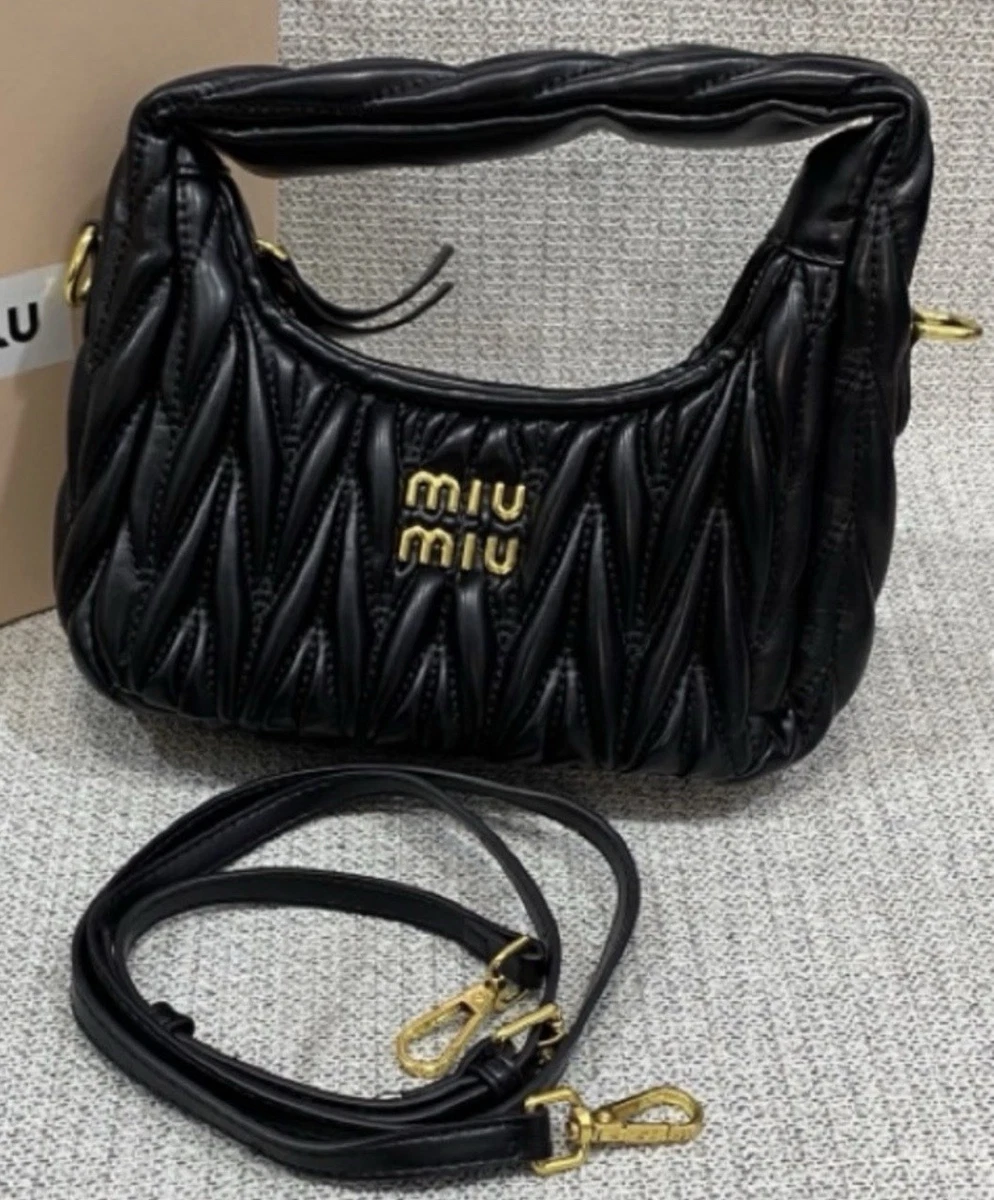 Miu Miu Shoulder Bag Black Bags & Handbags for Women for sale | eBay